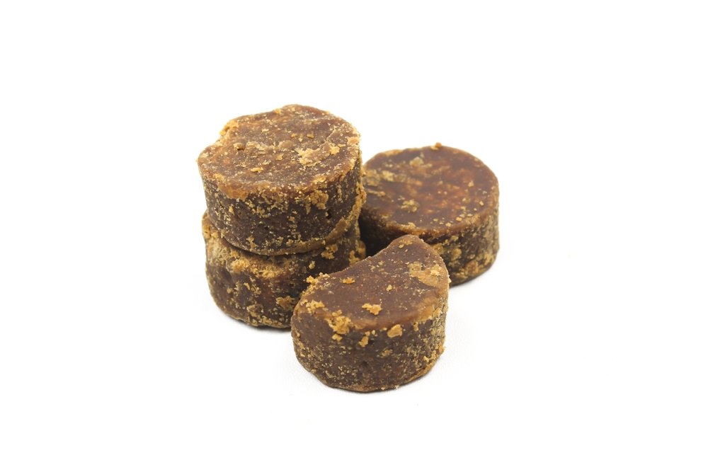 The,Palm,Sugar,Or,Jaggery,On,White,Background