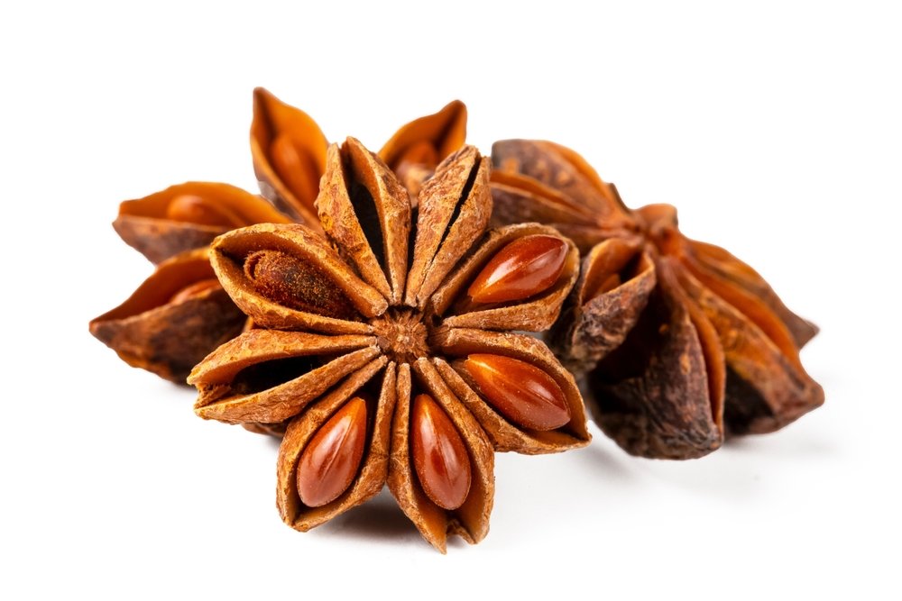 Star,Anise,On,The,White,Background